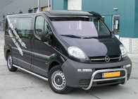 Nissan Primastar 2002–2014 Vindrutespoiler (svart blank, 5 mm) foto 2