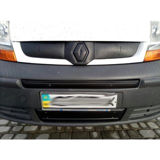 Vintertäckning, mittdel till grill (ovanför registreringsskylten) Renault Trafic 2001–2015 foto 4