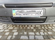 Renault Trafic 2001–2015 Vintertäckning för nedre grill (under registreringsskylten) 2007-2015, Matt foto 5