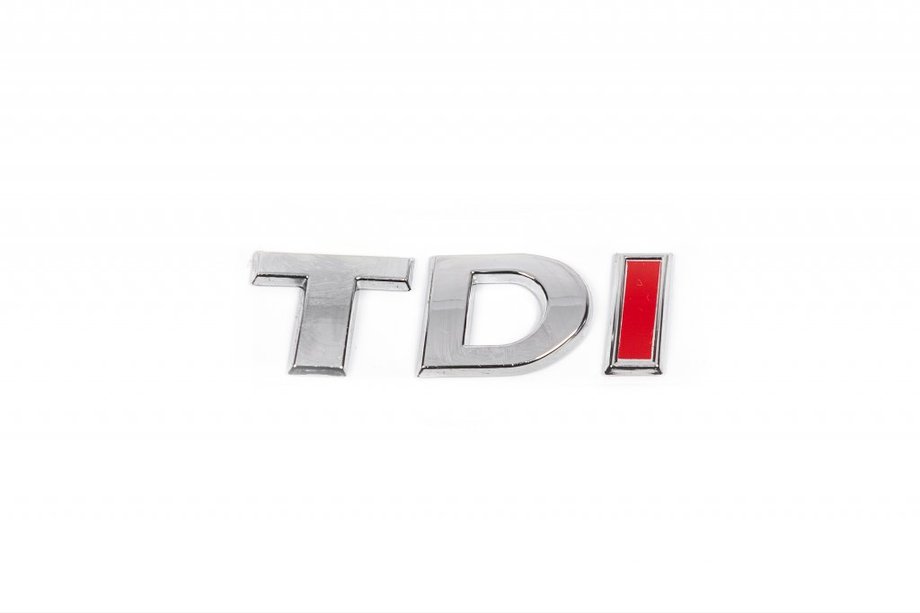 Volkswagen Golf 6 2008–2014 TDI-emblem (kursiv) Helkrom Image