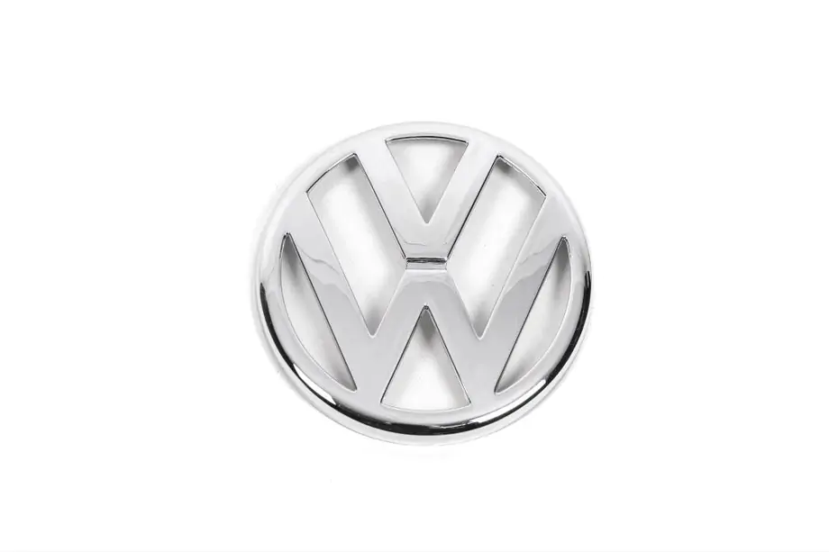 Volkswagen T4 Transporter 1990–2003 Främre emblem 1J0 853 601 (övre del, sned motorhuv) Image