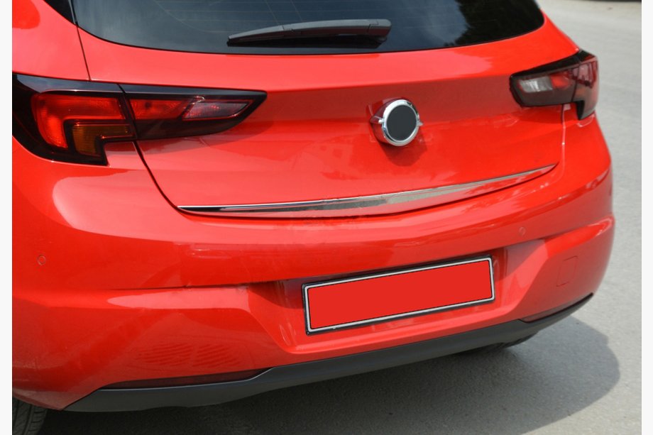 Opel Astra K 2016–2021 Nedre kant på baklucka (HB, rostfritt stål) Image