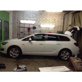 Komplett fönsterlistset (Sport Tourer, 12 delar, rostfritt) Opel Astra J 2009–2015 foto 4