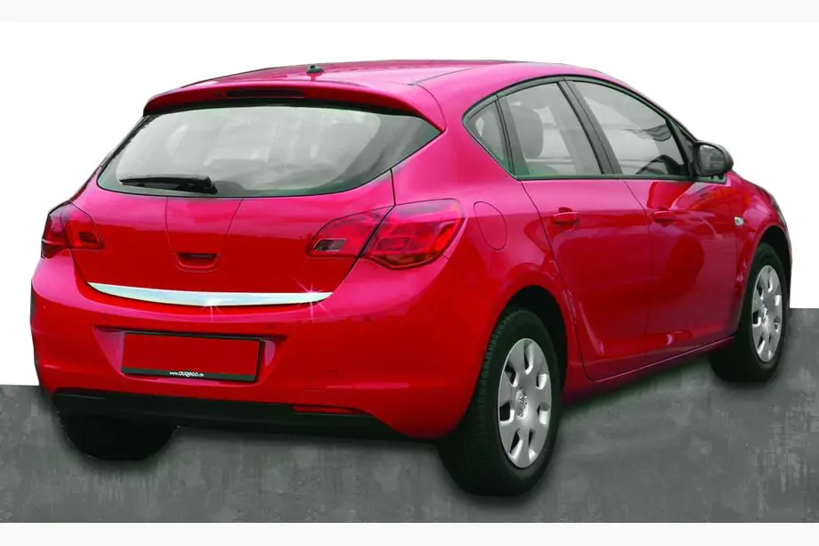 Opel Astra J 2009–2015 Kantlist för bagagelucka (rostfritt stål) Foto 1