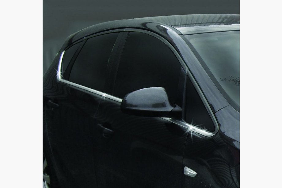 Opel Astra J 2009–2015 Nedre fönsterlister (hatchback, 8 st, rostfritt stål) Foto 4