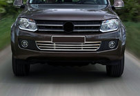 Volkswagen Amarok 2010–2022 Stötfångargaller (rostfritt stål) foto 1