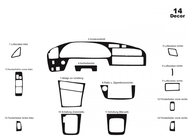 Toyota Camry 1991–1996 Instrumentpanelskydd Aluminium foto 2
