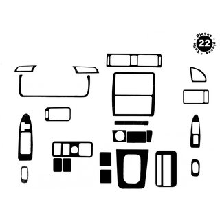 Instrumentpanelslister (1997-1999) Toyota Camry 1997–2002 foto 3
