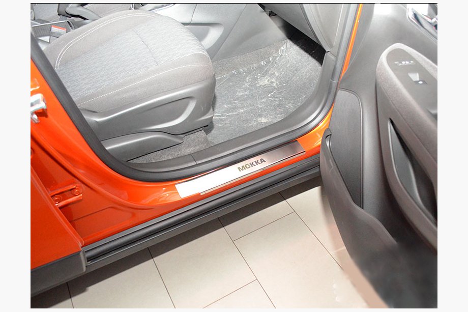 Opel Mokka 2012–2021 Instegslister Nataniko (4 st, rostfritt stål) Image