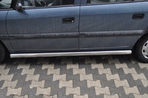 Opel Zafira B 2005–2011 Sidorör (2 st, rostfritt) foto 1