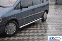 Opel Zafira B 2005–2011 Sidorör (2 st, rostfritt) foto 3
