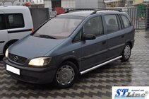 Opel Zafira B 2005–2011 Sidorör (2 st, rostfritt) foto 4