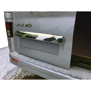 List ovanför registreringsskylten (rostfritt stål) Opel Vivaro 2015–2019 foto 1