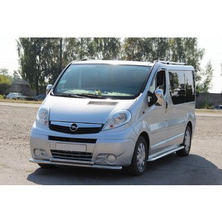 Främre frontbåge ST014 (rostfritt) Opel Vivaro 2001–2015 foto 1