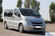 Opel Vivaro 2001–2015 Främre frontbåge ST014 (rostfritt) foto 3