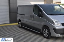Opel Vivaro 2001–2015 Sidosteg King (2 st, aluminium) Kort hjulbas foto 3