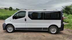 Renault Trafic 2001–2015 Hjulhuslister (4 st, svarta) 2001-2007, svart metall, fram + bak foto 6