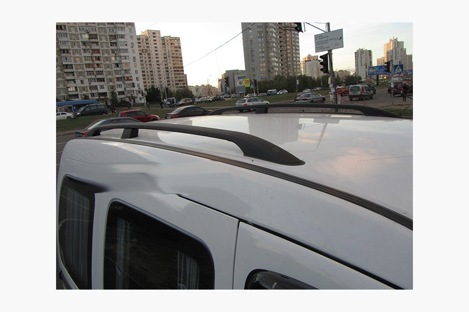 Renault Kangoo 2008–2020 Svarta takrails Foto 2