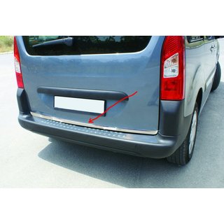 Kromlist till baklucka (rostfritt stål) Citroen Berlingo 2008–2018 foto 1
