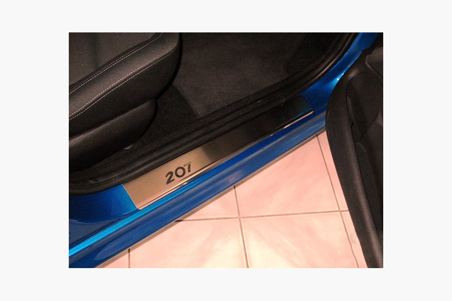 Peugeot 207 2006–2014 Instegslister Nataniko (4 st, rostfritt stål) Image