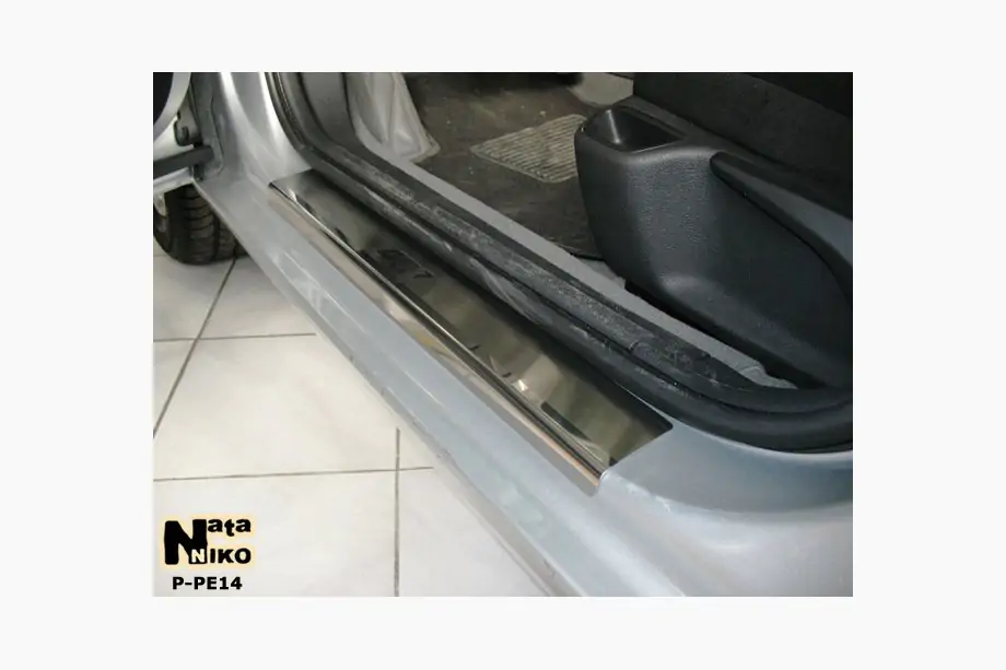 Peugeot 407 2004–2011 Instegslister Nataniko (4 st, rostfritt stål) Image