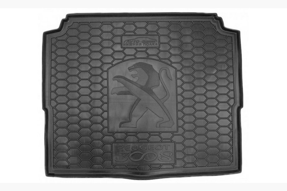 Peugeot 3008 2016–2023 Gummimatta bagageutrymme – nedre hylla 2017+ (Autogumm, gummi) Image