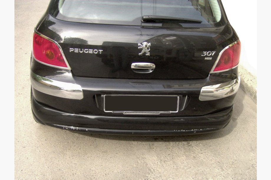 Peugeot 307 2001–2008 Bakre nedre diffusorinsats (för lackering) Image