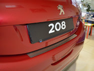 Peugeot 208 2012–2019 Natanika lastskydd för bakre stötfångare (rostfritt stål) foto 1