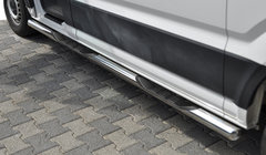 Volkswagen Crafter 2016– Sidorör (2 st, rostfritt stål) foto 1