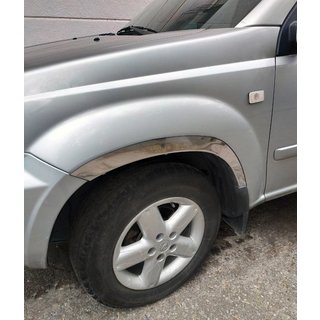 Hjulhuslister (4 st, rostfritt stål) Nissan X-trail T30 2002–2007 foto 1