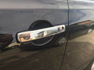Nissan Qashqai 2010–2014 Dörrhandtagskåpor (4 st, rostfritt stål) Utan chip, Carmos – turkiskt stål foto 1
