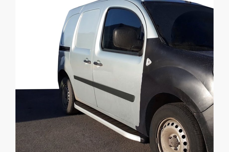 Renault Kangoo 2008–2020 Sidosteg Fullmond (2 st, aluminium) Kort hjulbas Foto 2