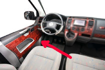 Volkswagen T5 Caravelle 2004–2010 Dörrpanelskydd Aluminium foto 6