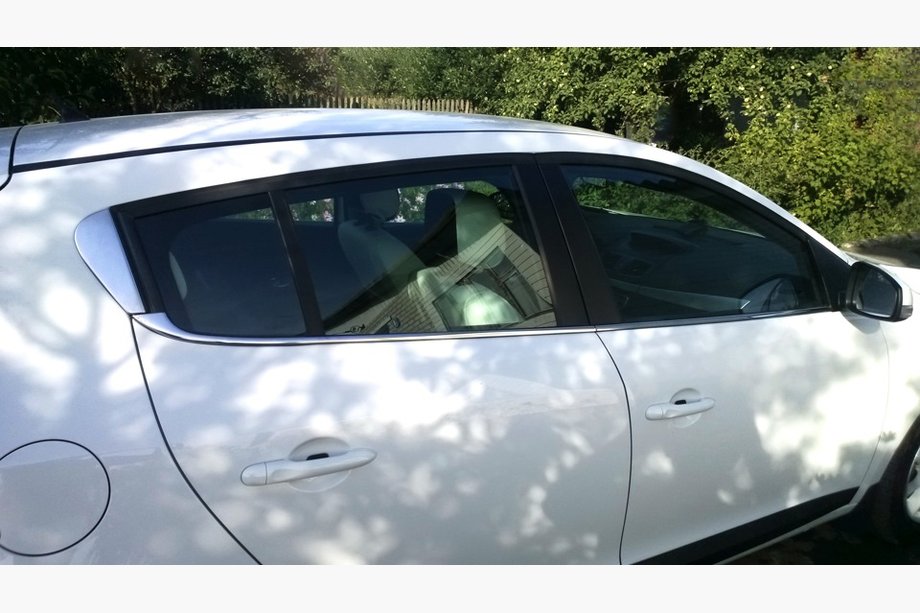 Renault Megane III 2009–2016 Nedre fönsterlister (HB, 6 st, rostfritt) Image