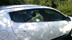 Renault Megane III 2009–2016 Nedre fönsterlister (HB, 6 st, rostfritt) foto 1