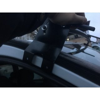 Vindrutespoiler (svart blank, 5 mm) Renault Trafic 2001–2015 foto 3