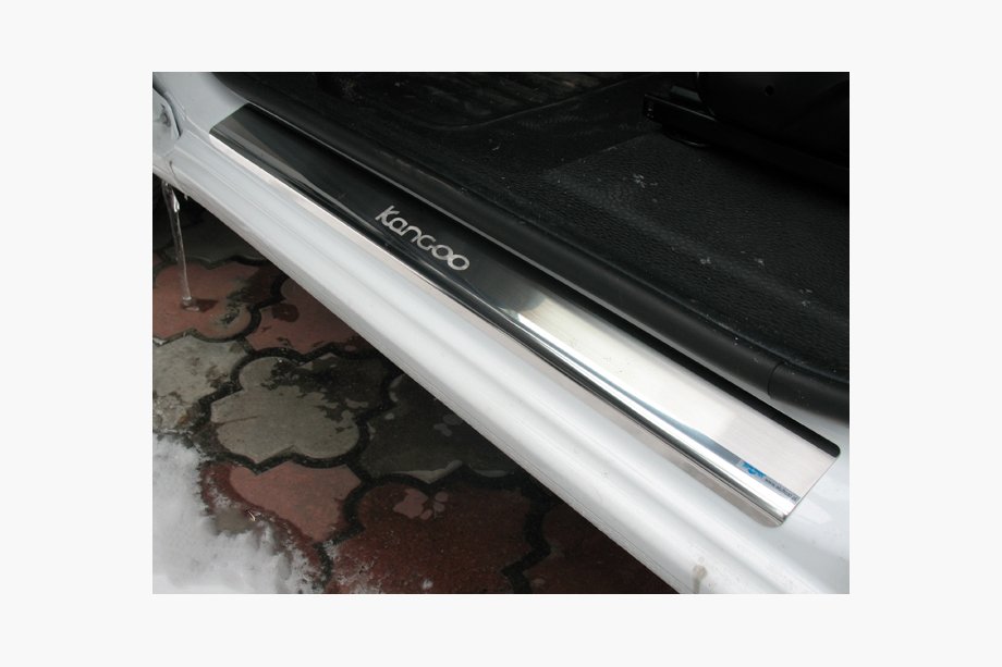 Renault Kangoo 2008–2020 Instegslister Nataniko (4 st, rostfritt stål) Premium - 3M tejp, 0,8 mm Image