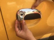 Renault Kangoo 1998–2008 Dörrhandtagskåpor i rostfritt stål Två främre ↗ två skjutdörrar foto 3
