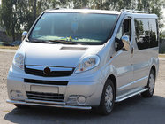 Renault Trafic 2001–2015 Främre frontbåge ST014 (rostfritt) foto 4