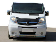 Renault Trafic 2001–2015 Främre skyddsbåge ST014/2 (rostfritt) foto 1