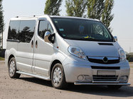 Renault Trafic 2001–2015 Främre frontbåge ST014 (rostfritt) foto 6
