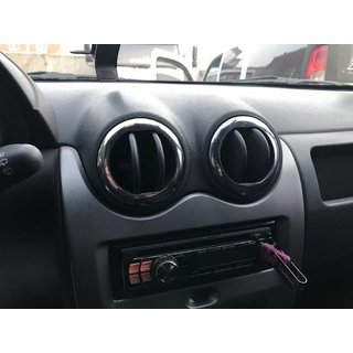 Ramar till kupéventiler (4 st, rostfritt) Dacia Duster 2008–2018 foto 1