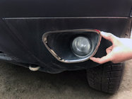 Renault Duster 2008–2017 Dimljusramar 2008-2013 (2 st, rostfritt stål) foto 1