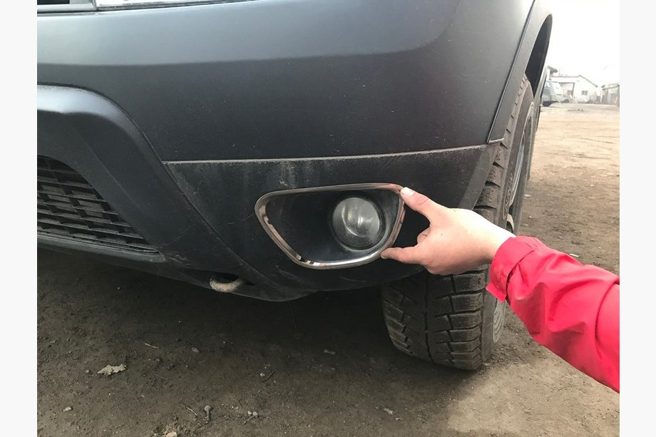 Dacia Duster 2008–2018 Rostfria kromlister för dimljus 2010-2013 (2 st) Foto 5