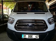 Ford Transit 2014– Grillister (2014-2018, 3 st, rostfritt) foto 7