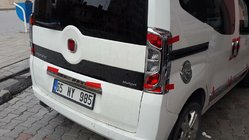 Fiat Fiorino/Qubo 2008–2024 Kromramar för baklyktor, böjda (2 st, plast) foto 4