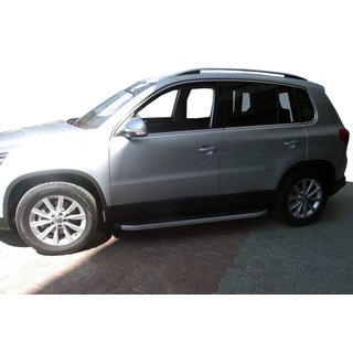 Sidosteg BlackLine (2 st, aluminium) Volkswagen Tiguan 2007–2016 foto 1