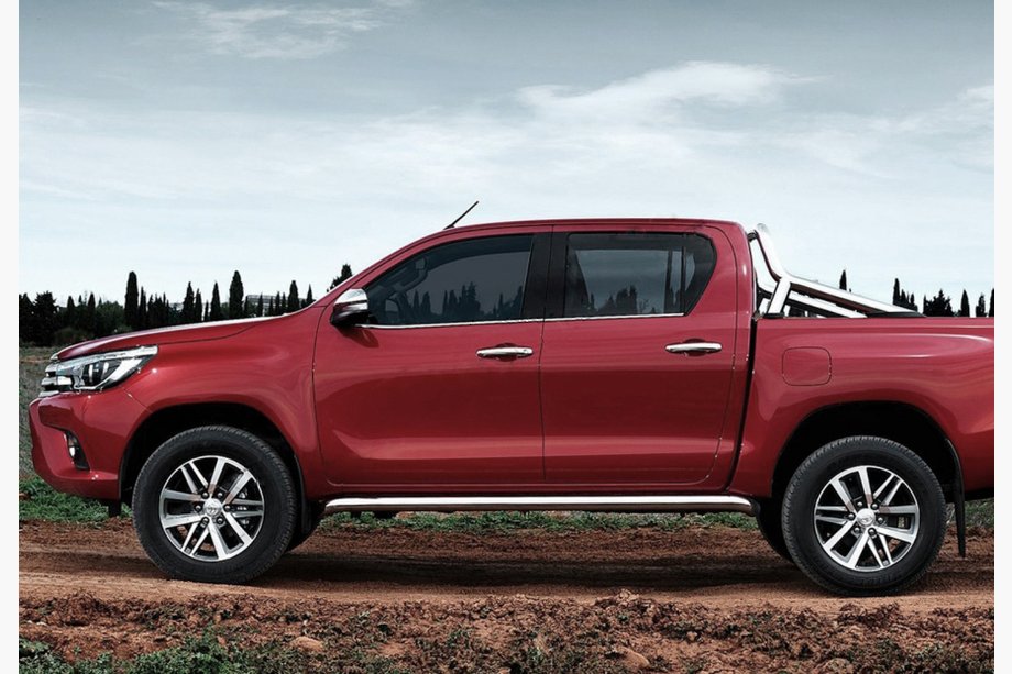 Toyota Hilux 2015– Fönsterlister (4 st, rostfritt) Image