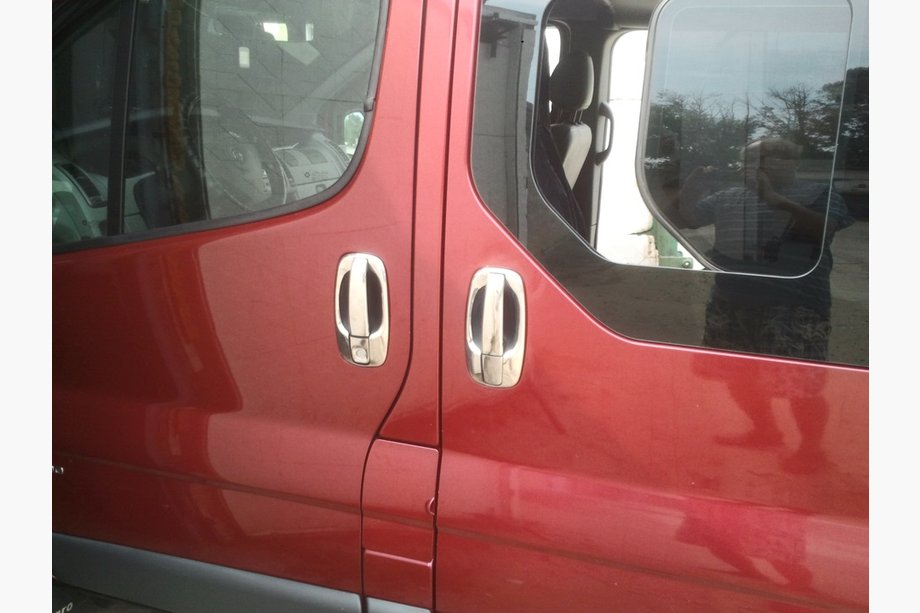 Opel Vivaro 2001–2015 Ramar runt dörrhandtag (4 st, rostfritt stål) Foto 2
