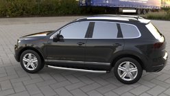 Volkswagen Touareg 2010–2018 Sidosteg Fullmond (2 st, aluminium) foto 2